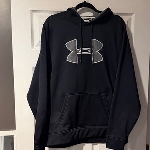 Under Armour Black and Gray Men's Hoodie
